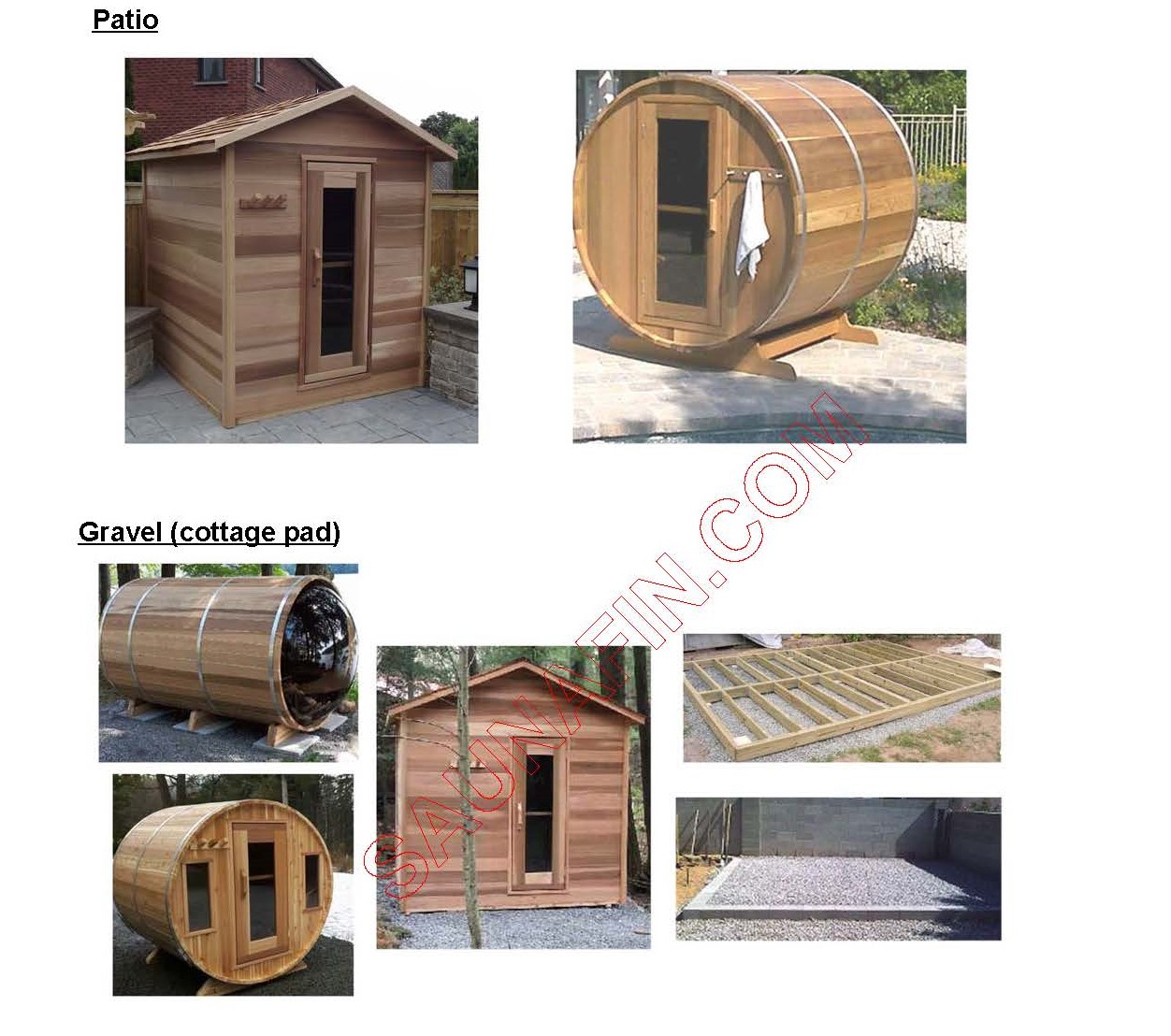 Outdoor Saunas Cabin And Barrel Sauna Kits Canada And Usa